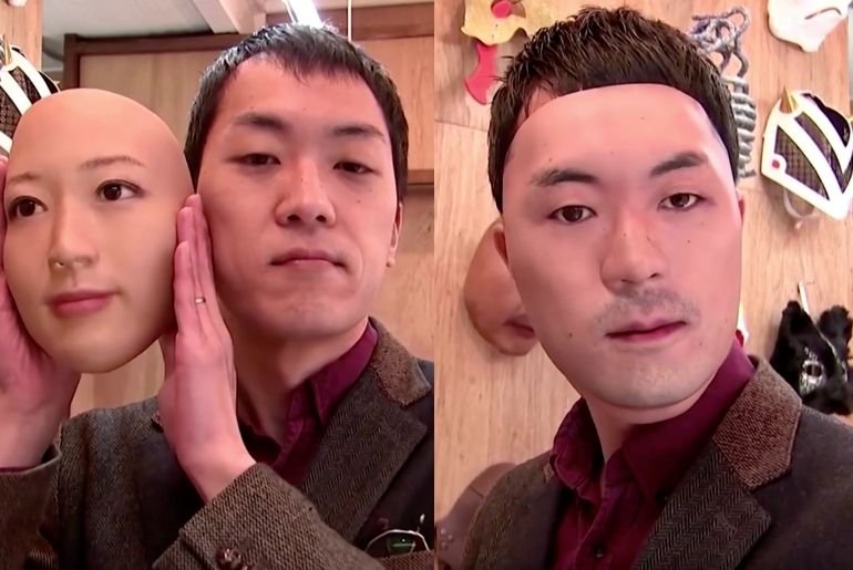 Meet Shuhei Okawara, A Japanese Man Who Makes Realistic Face Masks!