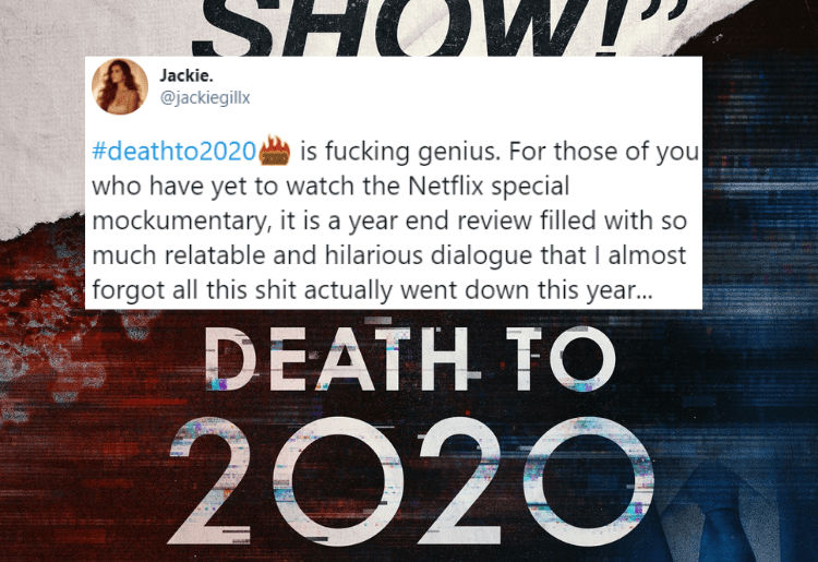 5 Must Read Tweets On Netflix’s New Documentary ‘Death To 2020’
