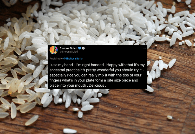 Indians Respond To Royal Advise About Rice