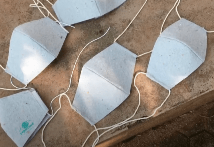 Eco-Friendly Masks Made By This Man Will Grow Into A Plant If You Sow Them After Use