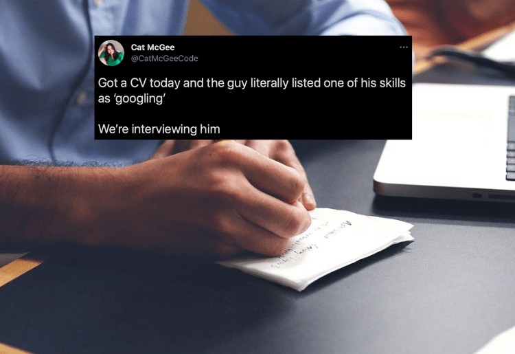 Twitter Reacts To Guy Listing ‘Googling’ As One Of His Skills