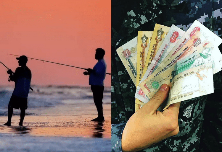 Nearly AED 14,000 Was Found By Dubai Fishermen In The Ocean