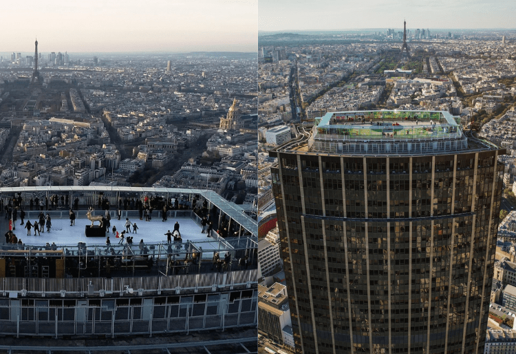Paris Now Has The World’s Highest Ice Rink!