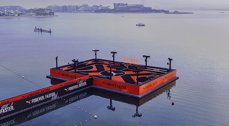 Dubai Now Has A Floating Football Pitch In The Middle Of The Arabian Gulf