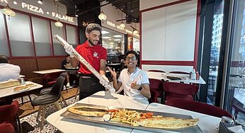 #GulfBuzzRecommends : We Found Dubai’s BIGGEST Falafel Sandwich