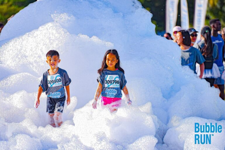 The UAE's First Ever Bubble Run Is Happening In Dubai Gulfbuzz