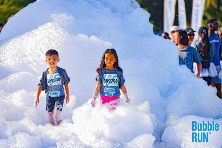 The UAE's First Ever Bubble Run Is Happening In Dubai