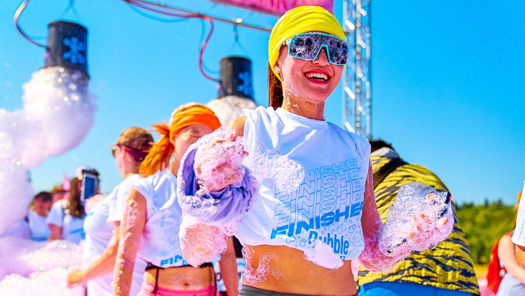 The UAE's First Ever Bubble Run Is Happening In Dubai