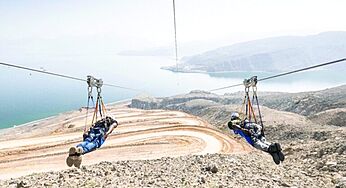 Oman Opens Its Longest Zip Line In Khasab To Public