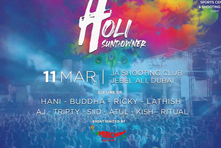Last Minute Holi Parties In Dubai That You Have To Go To This Weekend