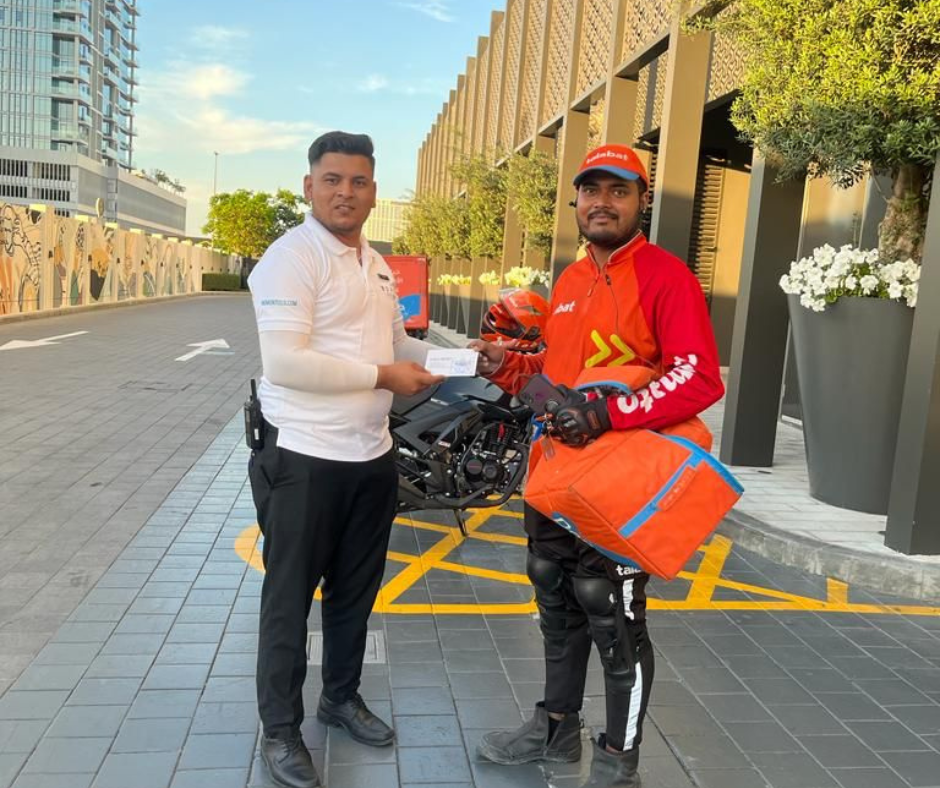 will be giving away 1,000 Iftar meals to hard-working delivery drivers across Dubai, recognizing the essential role they play in keeping the city moving.