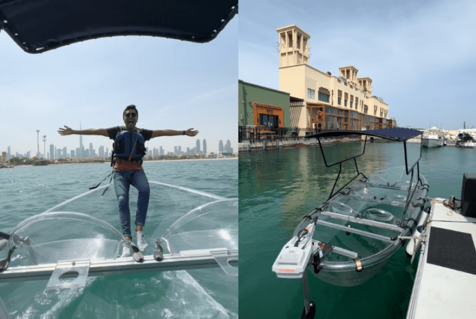 UAE's Largest Crystal Clear Boat Ride Comes To Jumeriah