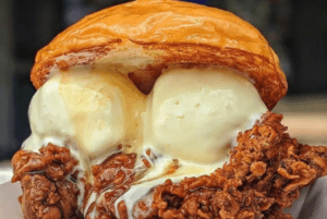 CRAZY! This Place Serves Spicy Fried Chicken & Creamy Ice Cream TOGETHER!