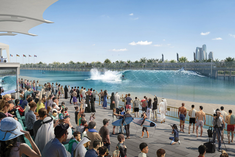 The World’s Biggest Wave Pool To Come To Abu Dhabi In 2023