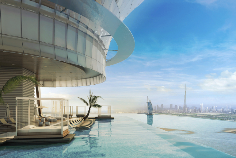 UAE’s Record-Breaking Infinity Sky Pool To Open At The End Of 2023
