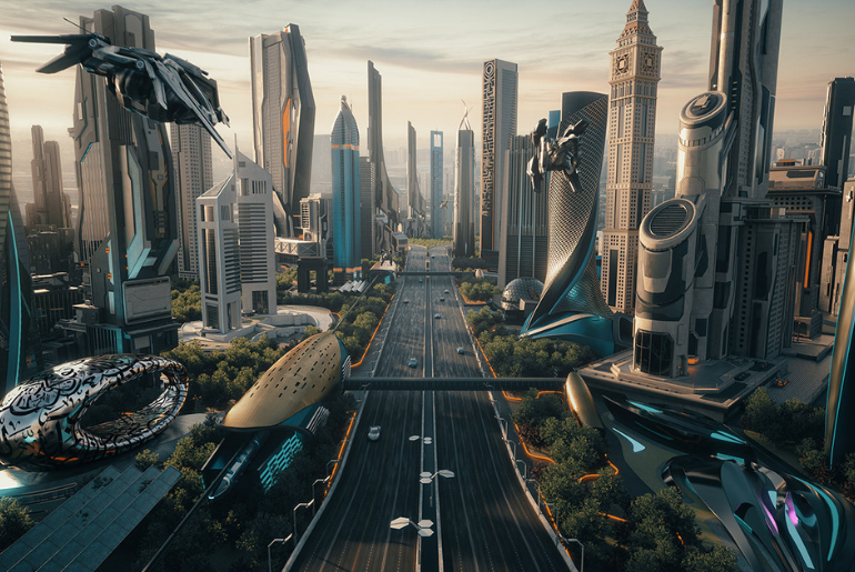 What Will Dubai Look Like In 2040? Lush Greenery, Waterfalls & More