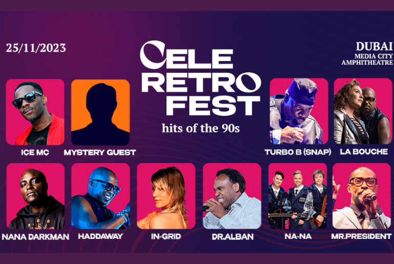 Cele Retro Fest Is Coming To Dubai And It's Bringing You '90s & Noughties Hits Live