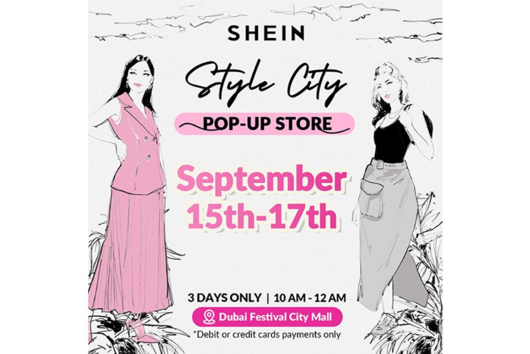 SHEIN's Dubai pop-up: 25% off everything! Explore urban fashion vibes at Dubai Festival City Mall. Limited time offer!