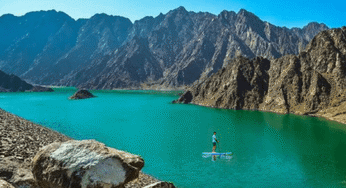 Hatta Dam Is Hosting A FREE Paddleboard Event This November As Part Of The Dubai Fitness Challenge