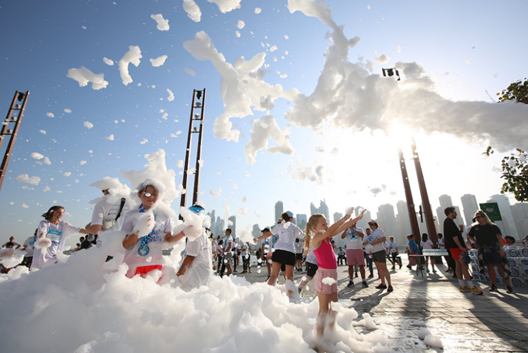 Dubai The Ultimate Bubble Run Is Back At Expo City In January 2024
