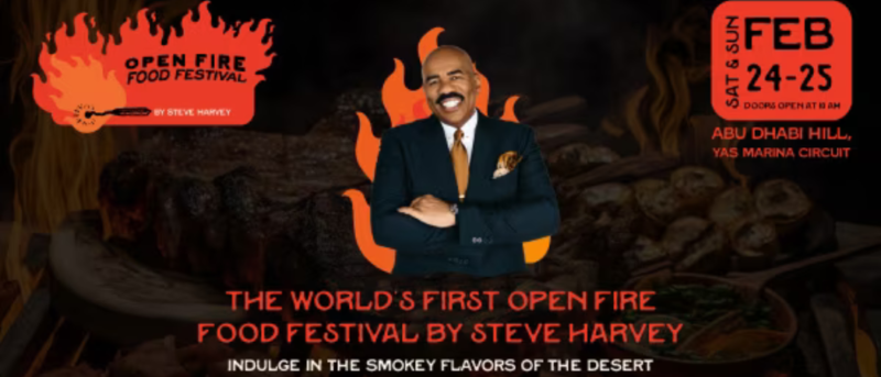 We’re Just One Month Away From The Steve Harvey Open Fire Food Festival – Here Is Your Star-Studded Lineup