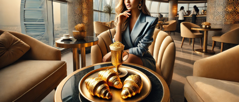 Dubai Tourist Spends AED 6,600 For Gold Coffee, Croissants & Ice Cream At This Cafe