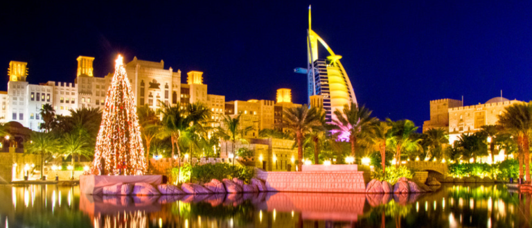 souq madinat Christmas tree