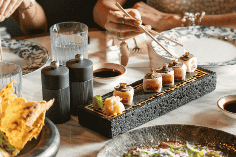 Dubai's Newest Restaurant Is Decked Out In Dior-Style Decor, Dishes & More