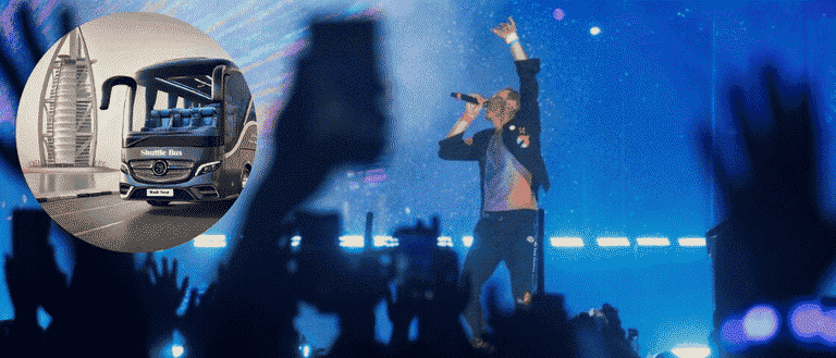 Coldplay shuttle bus 1050450