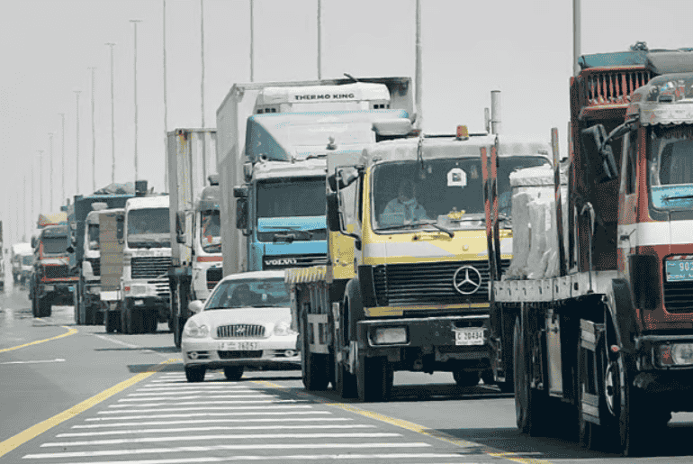 Abu Dhabi's Newest Traffic Rule Will Ban Heavy Trucks On Roads During These Hours