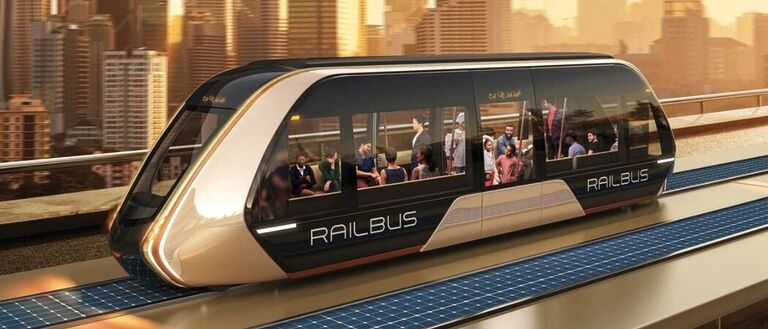 Dubai To Expand Its Public Transportation Network With UAE's First-Ever Rail Bus