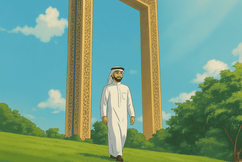 View Dubai Through The Lens Of The Studio Ghibli Trend