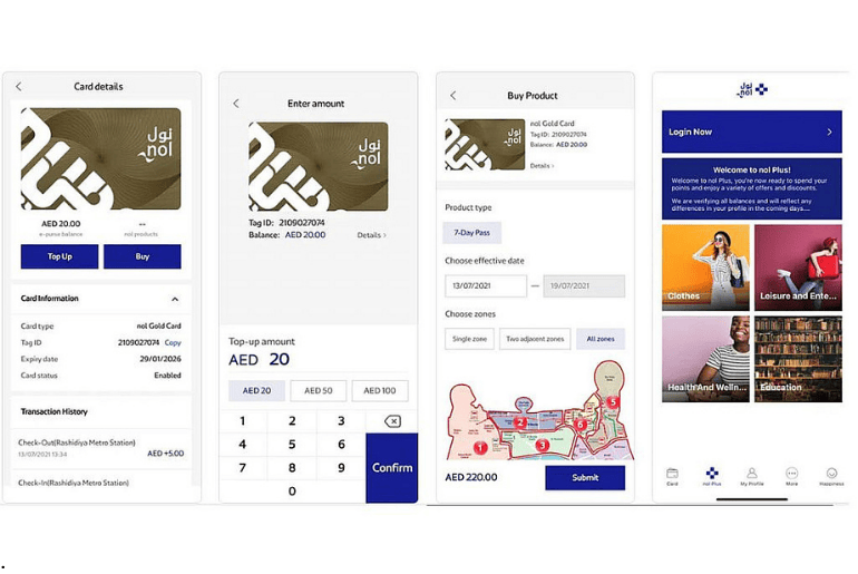 Dubai nol card app