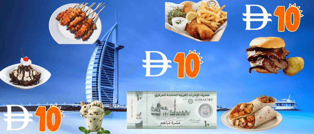 AED 10 dishes at 5 star hotels and beach clubs in dubai