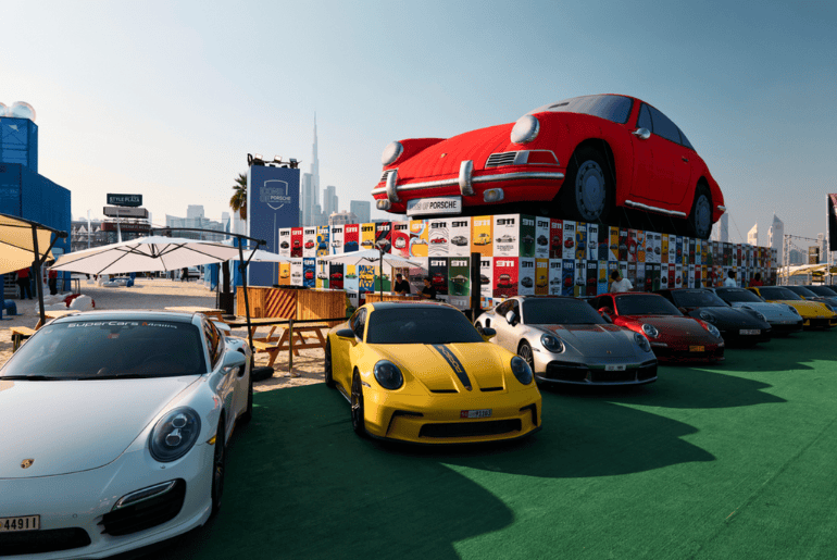 icons of porsche Dubai