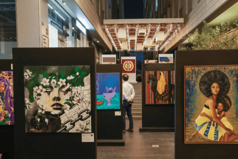 DIFC arts night dubai