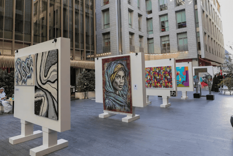 DIFC arts night dubai