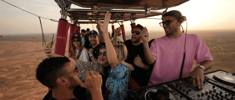 Dubai hero balloon party