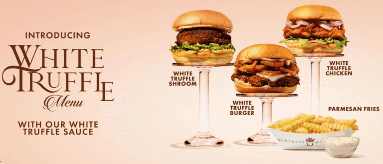 shake shack white truffle menu Dubai