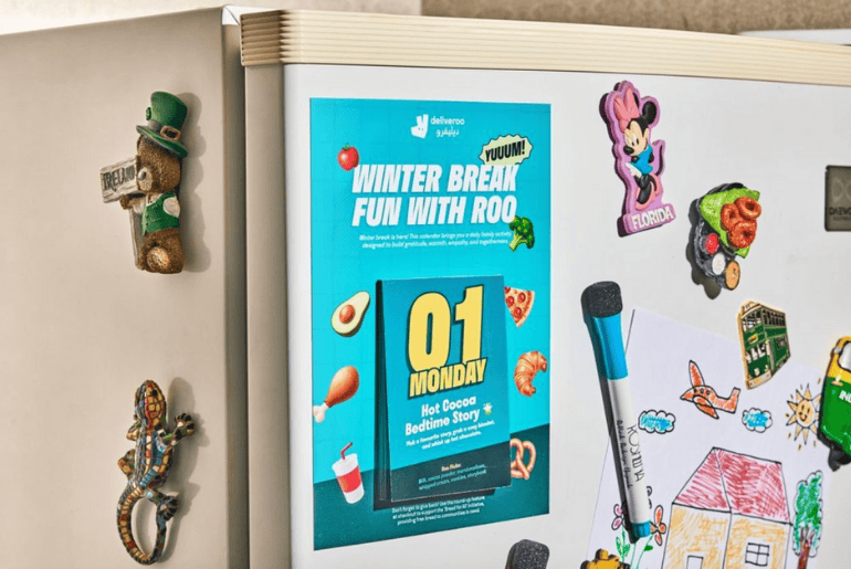 deliveroo winter kids calendar Dubai