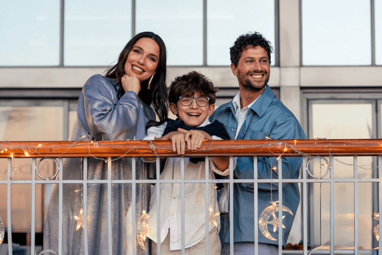 Iftar at the courtyard