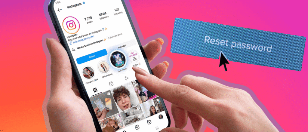Instagram password reset Dubai