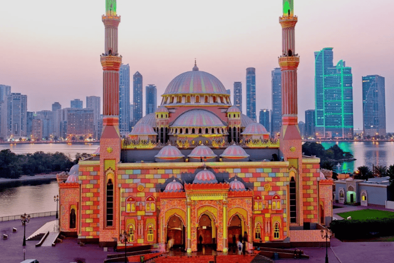 Sharjah At The Light Festival