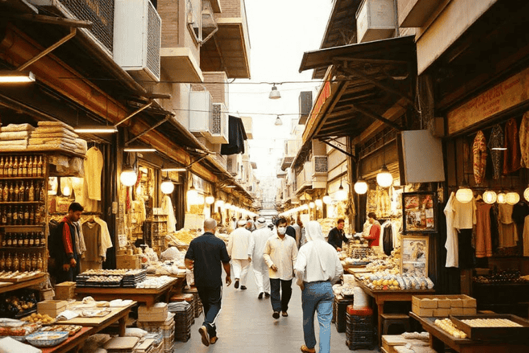 The Kuwaiti Souq Market