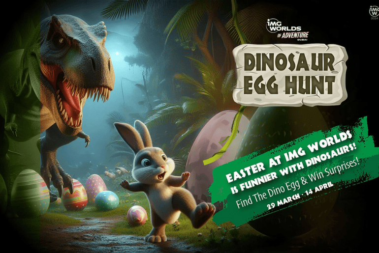 Easter Egg Hunt At IMG Worlds Of Adventure