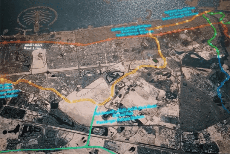 Dubai Metro Gold Line 