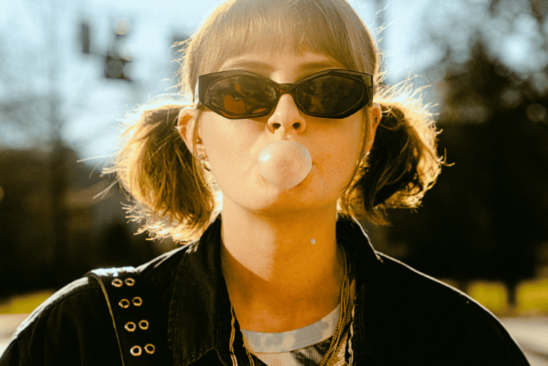 Chewing Gum On The Metro