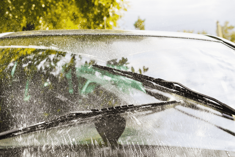 Tyre Old Wipers & Refill Washer Fluid
