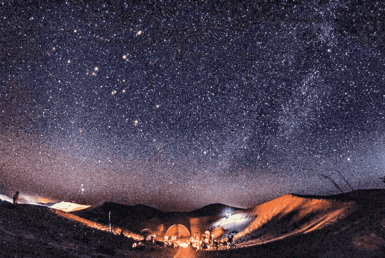 Abu Dhabi milky way season al quaa desert