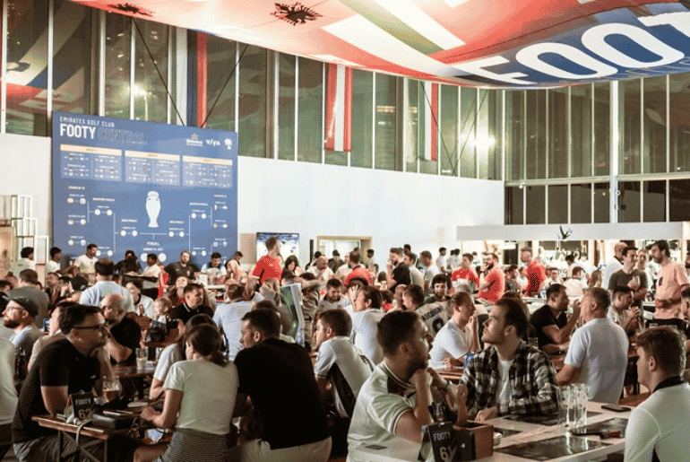 Footy Central, Emirates Golf Club dubai